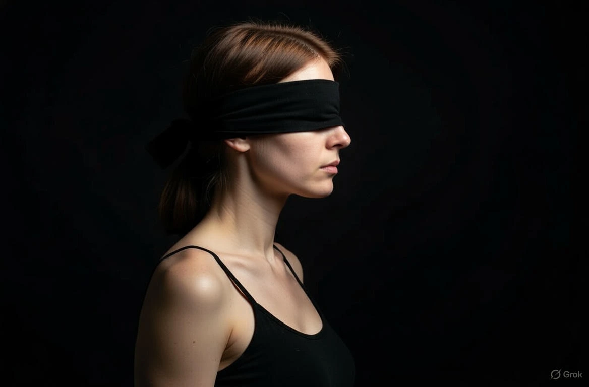 kết hợp gag với bịt mắt